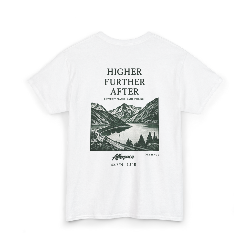 T-shirt Higher Further After